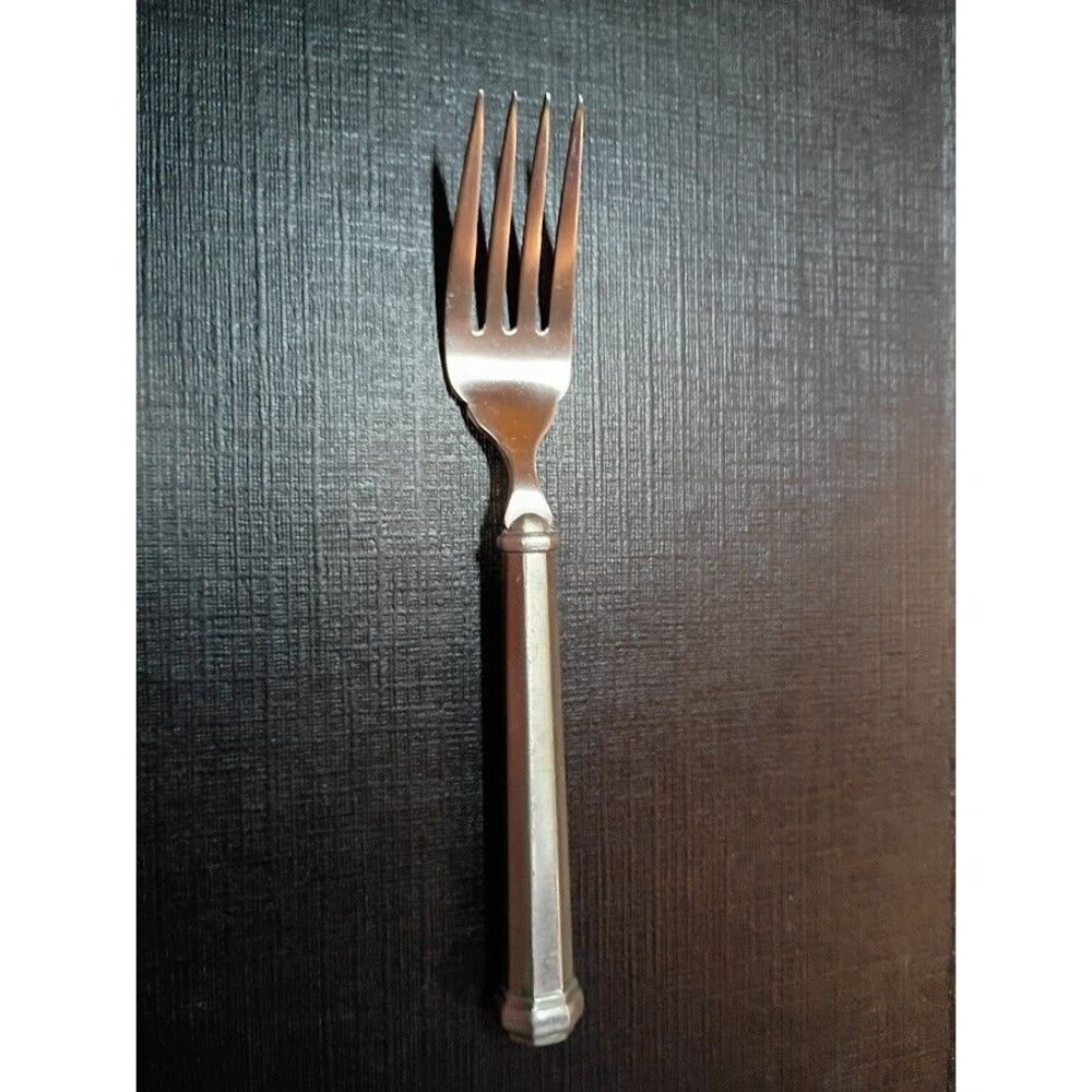 Gorham OCTETTE Pewter Satin Silverware Salad Fork 6 3/8" Flatware
